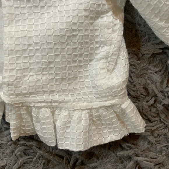 NWT Peixoto white Quinn Crop Top (sz S) & Aurora Mini Skirt (sz M) set - Picture 10 of 10